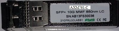 AXM761H->SFP+ 10 GBPS MM 850NM NETGEAR-J9150d