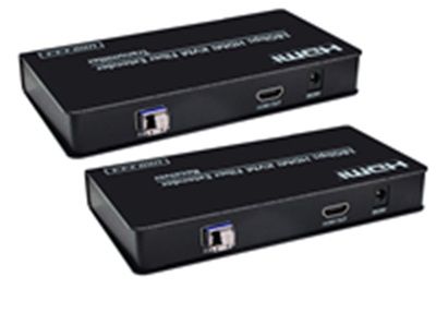 HDF201KM: Kit TX/RX+KVM USB  HDMI To Fiber MM   LC